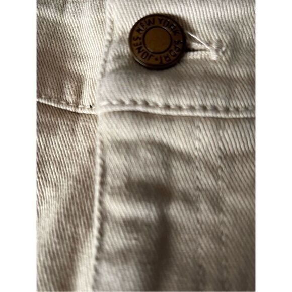 Jones New York Signature Stretch Tan Denim Capri Pants Jeans Stretch Size 8 - Picture 3 of 7